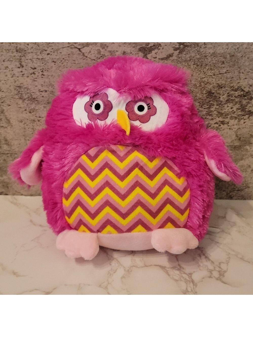 Super cute Pink Circus Circus Owl Stuffed Animal Plush